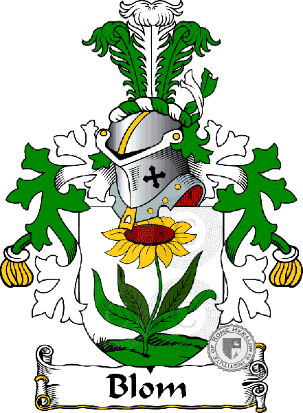Wappen der Familie Blom