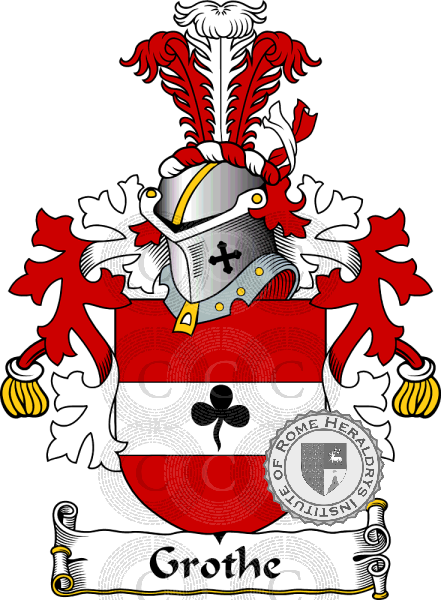 Coat of arms of family Grothe