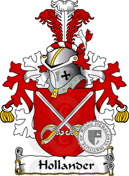 Coat of arms of family Hollander