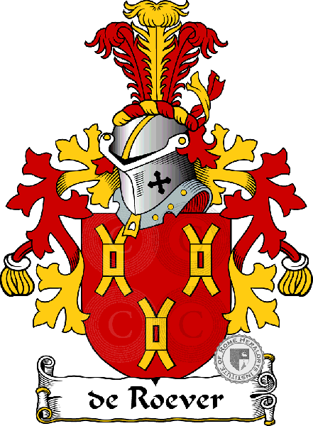 Coat of arms of family de Roever