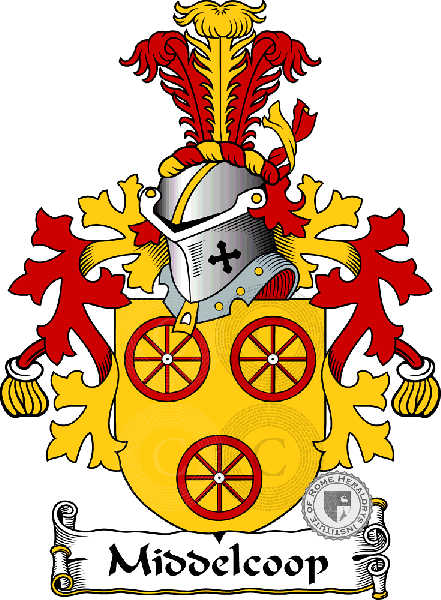 Coat of arms of family Middelcoop