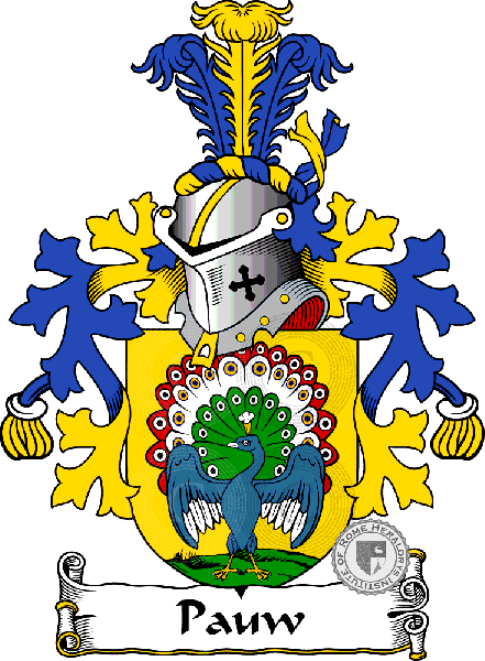 Coat of arms of family Pauw
