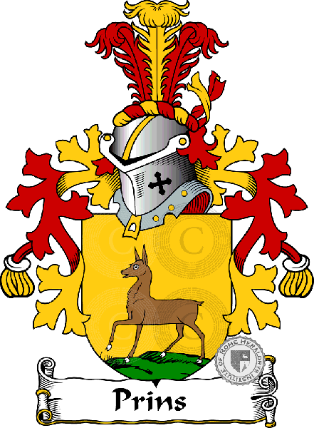 Coat of arms of family Prins