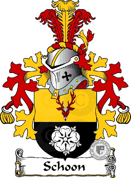Coat of arms of family Schoon