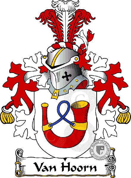 Coat of arms of family Van Hoorn