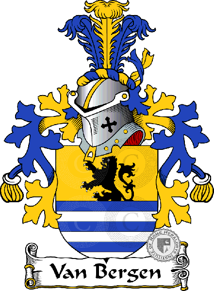 Coat of arms of family Van Bergen