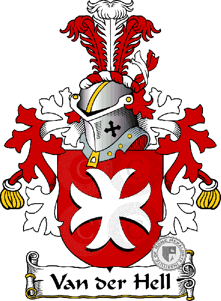Coat of arms of family Van der Hell