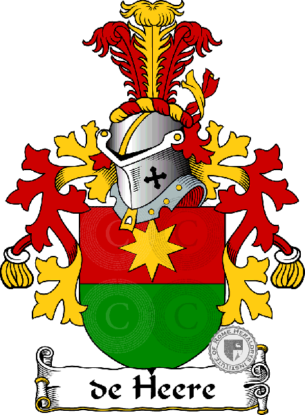 Coat of arms of family de Heere