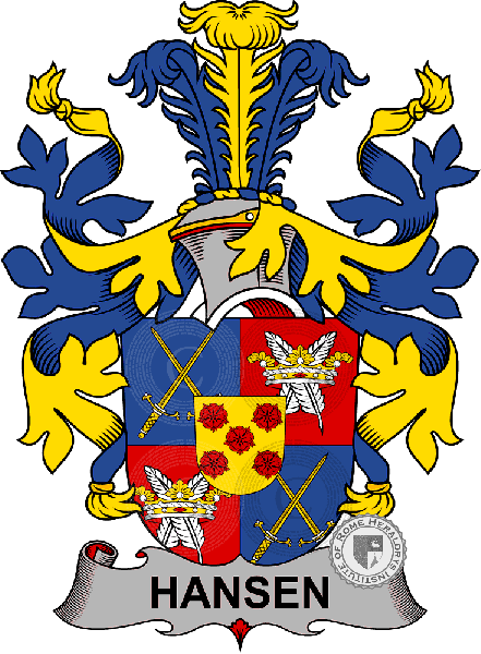 Wappen der Familie Hansen or Rosenkrentz