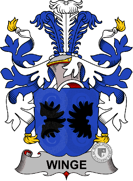Coat of arms of family Winge