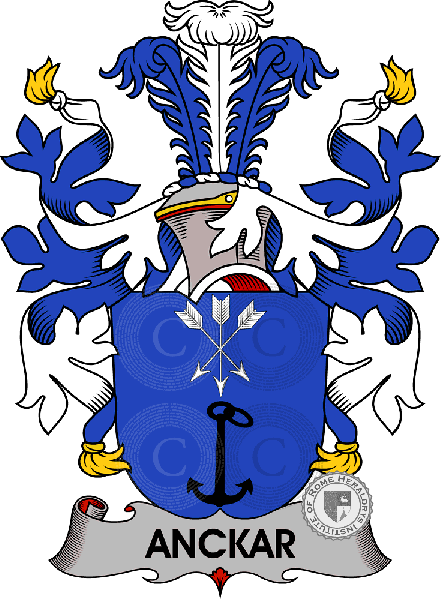 Coat of arms of family Anckar