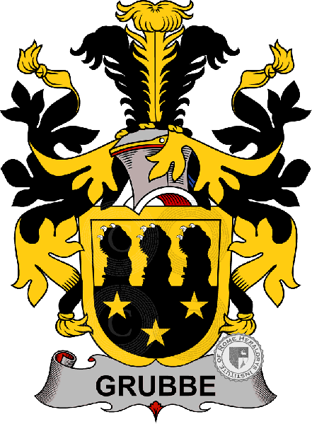 Coat of arms of family Grubbe