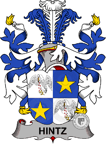 Escudo de la familia Hintz (de Hintzenstern)