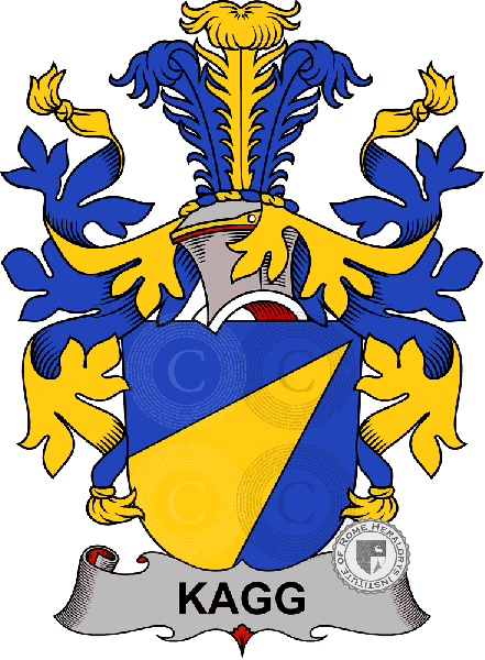 Coat of arms of family Kagg