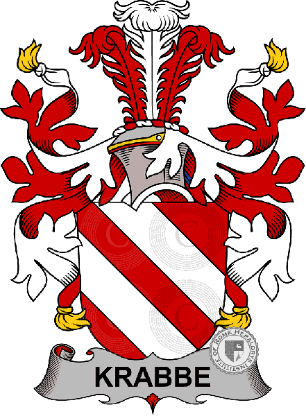 Coat of arms of family Krabbe