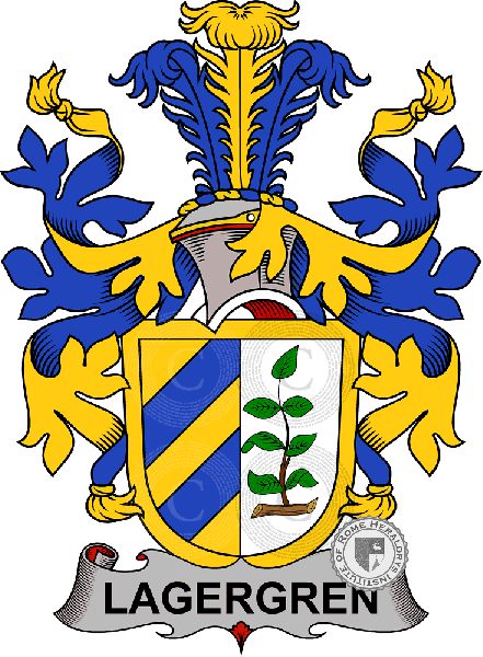 Coat of arms of family Lagergren