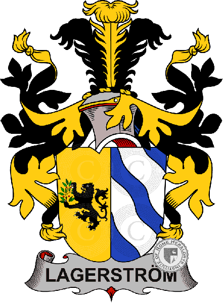 Coat of arms of family Lagerström