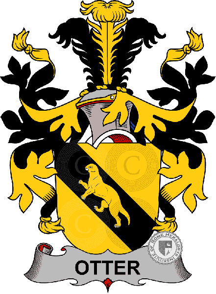 Coat of arms of family Otter