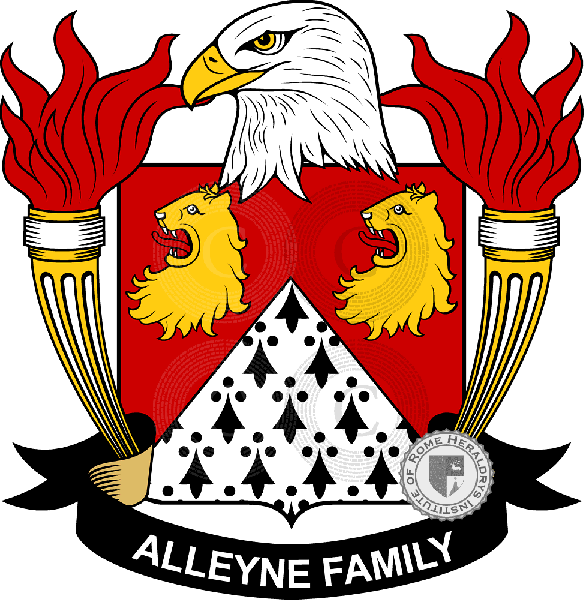 Coat of arms of family Alleyne