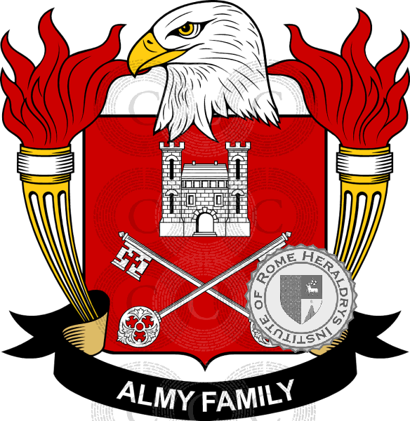 Stemma della famiglia Almy