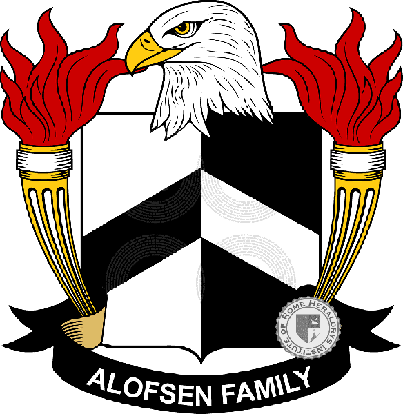 Coat of arms of family Alofsen