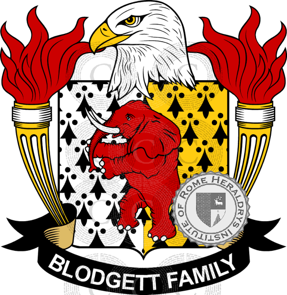 Coat of arms of family Blodgett