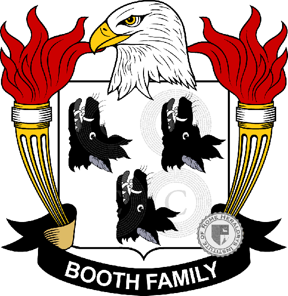 Coat of arms of family Booth