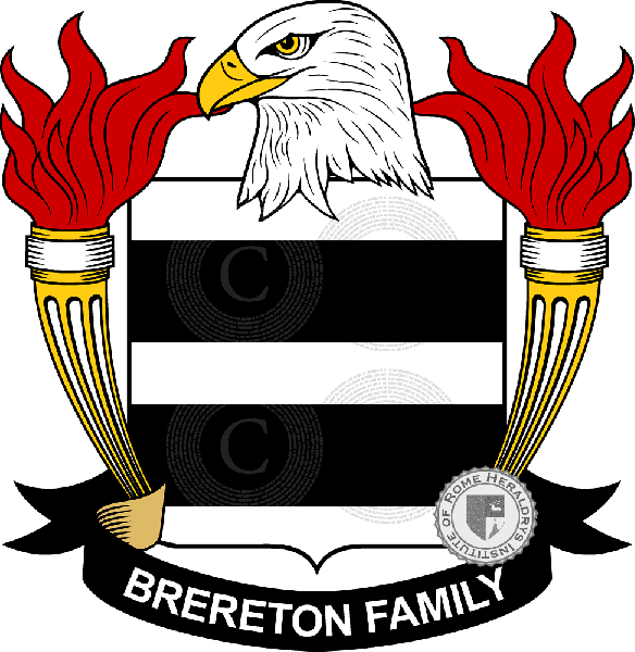 Escudo de la familia Brereton