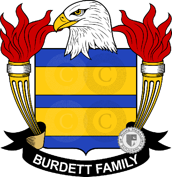 Brasão da família Burdett