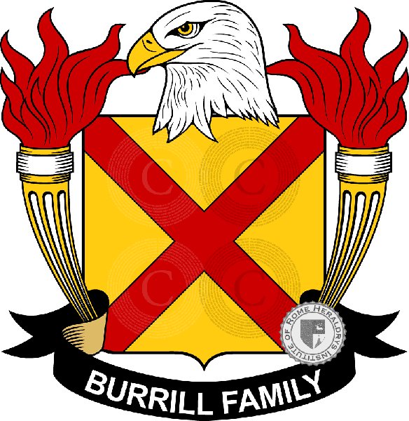 Brasão da família Burrill