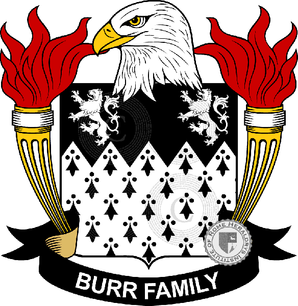 Coat of arms of family Burr