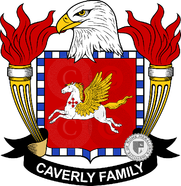 Brasão da família Caverly