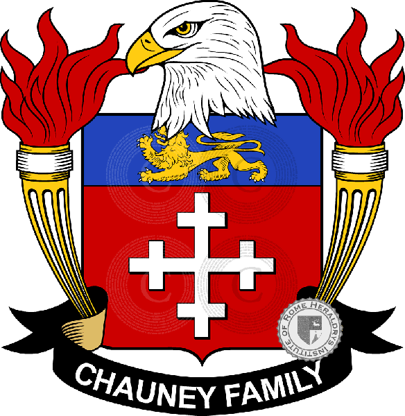 Coat of arms of family Chauney
