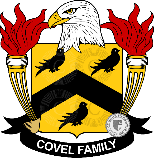 Coat of arms of family Covel