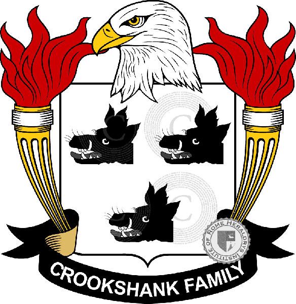 Coat of arms of family Crookshank