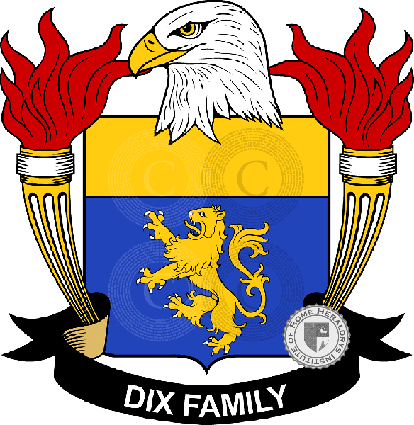 Coat of arms of family Dix