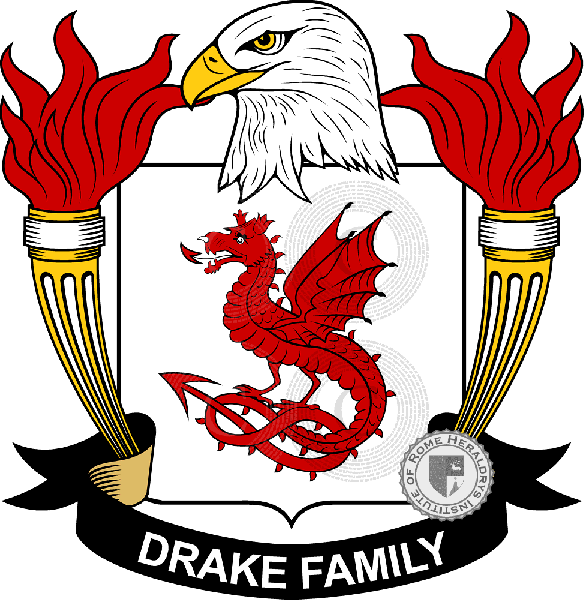 Coat of arms of family Drake