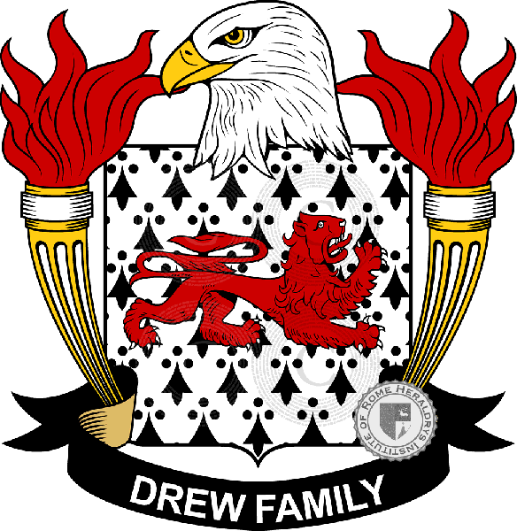 Brasão da família Drew