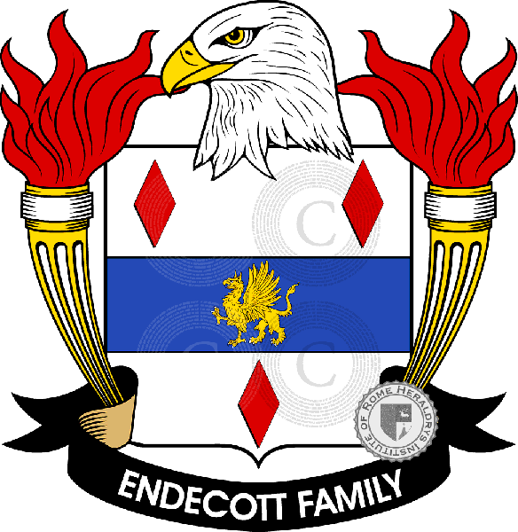 Brasão da família Endecott