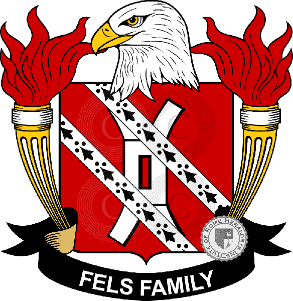 Coat of arms of family Fels