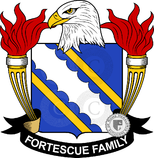 Coat of arms of family Fortescue