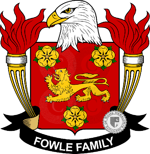 Coat of arms of family Fowle