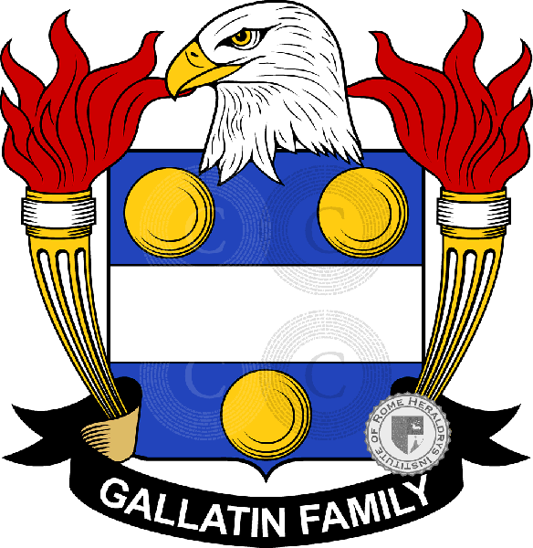 Stemma della famiglia Gallatin