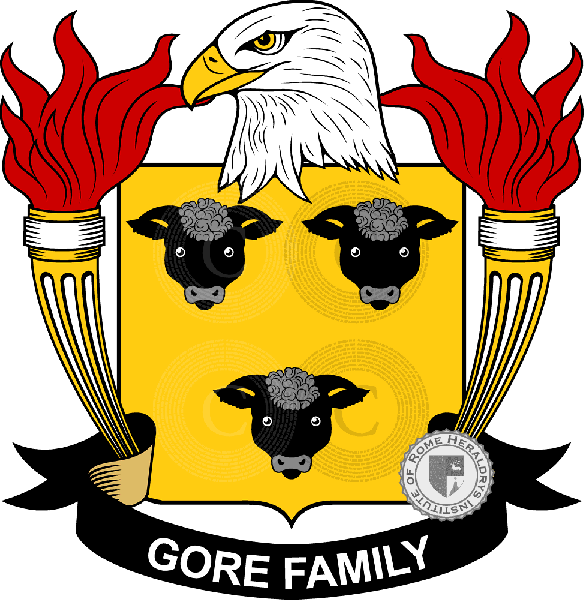 Brasão da família Gore