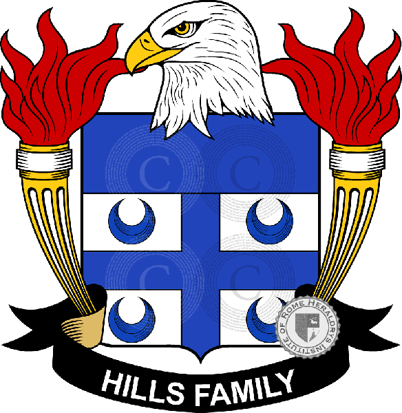 Escudo de la familia Hills
