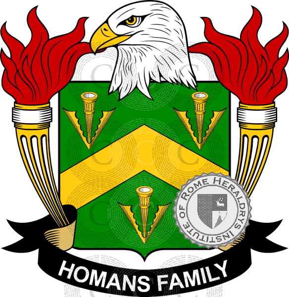 Coat of arms of family Homans