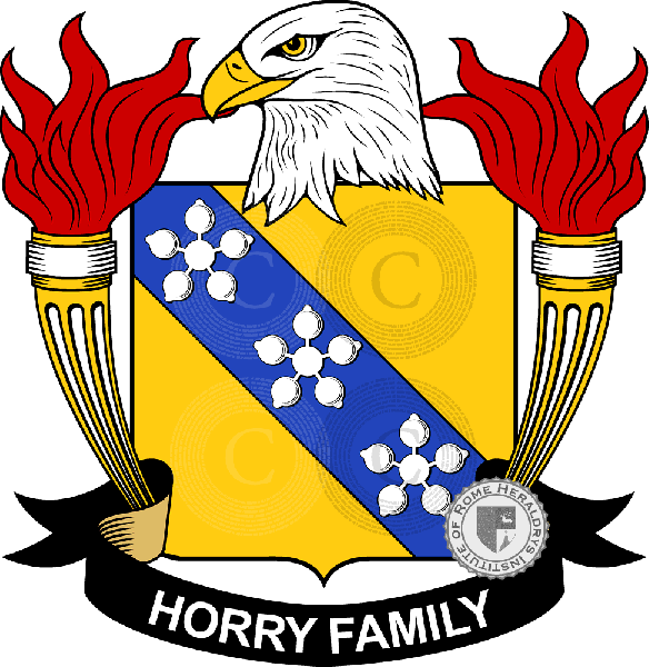 Brasão da família Horry