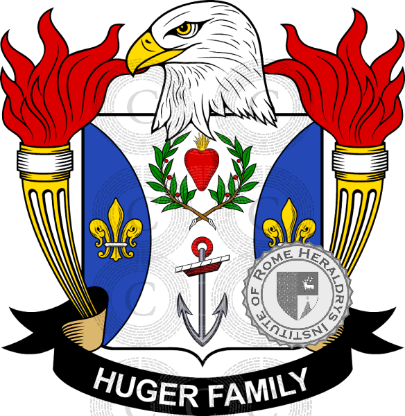 Brasão da família Huger