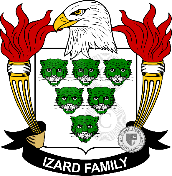 Wappen der Familie Izard