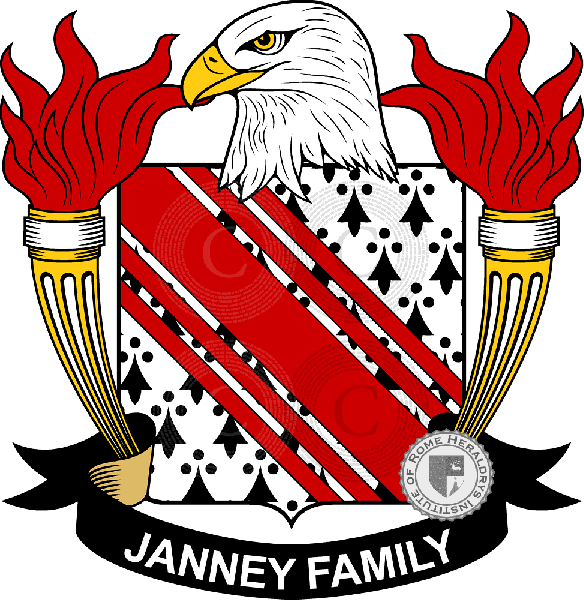 Coat of arms of family Janney